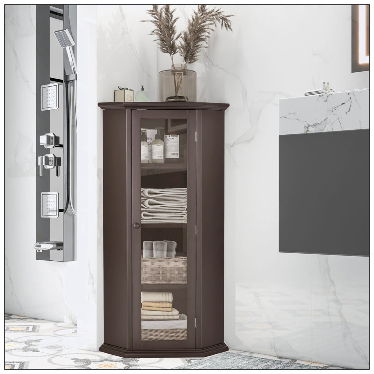 Wildon Home® Bouthillier Corner Bathroom Wayfair